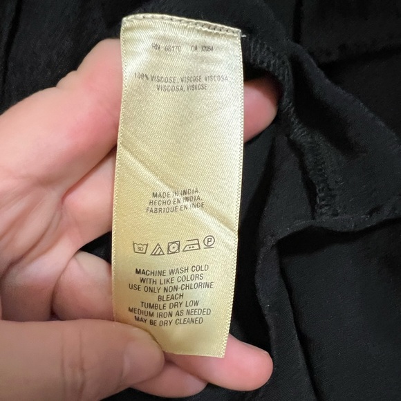 Maeve Anthropologie Black Cold Shoulder Tunic Top - Picture 13 of 13